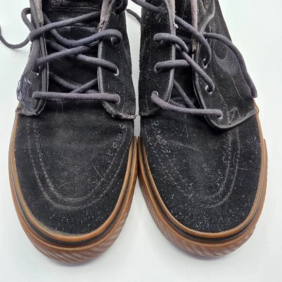 Nike SB Zoom Stefan Janoski Mid Mens Size 9 Black Brown Sneaker Shoes Casual